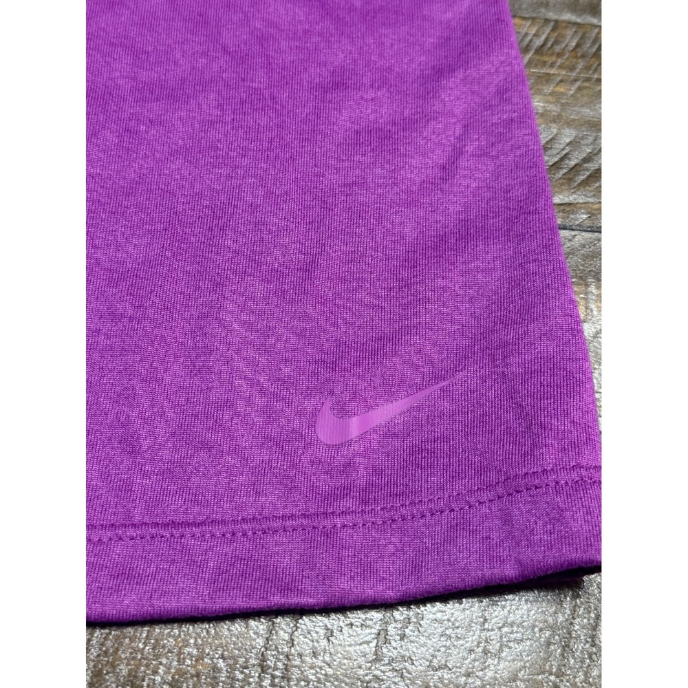 Nike Dri-FIT Tank Tops Large Purple Racerback Training Gym Slim Fit Preloved - Picture 4 of 7